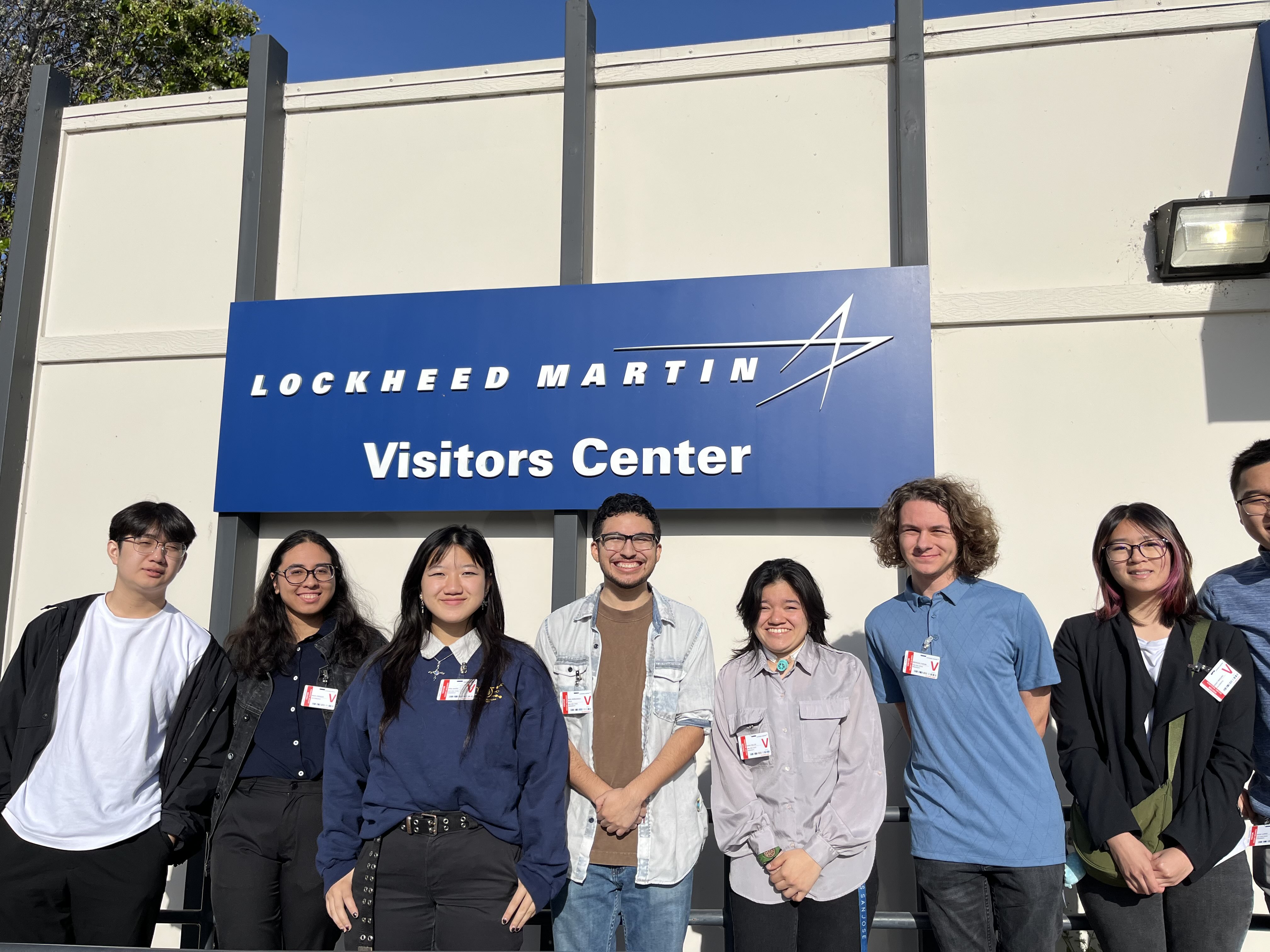 Lock Heed Martin tour Group Picture
